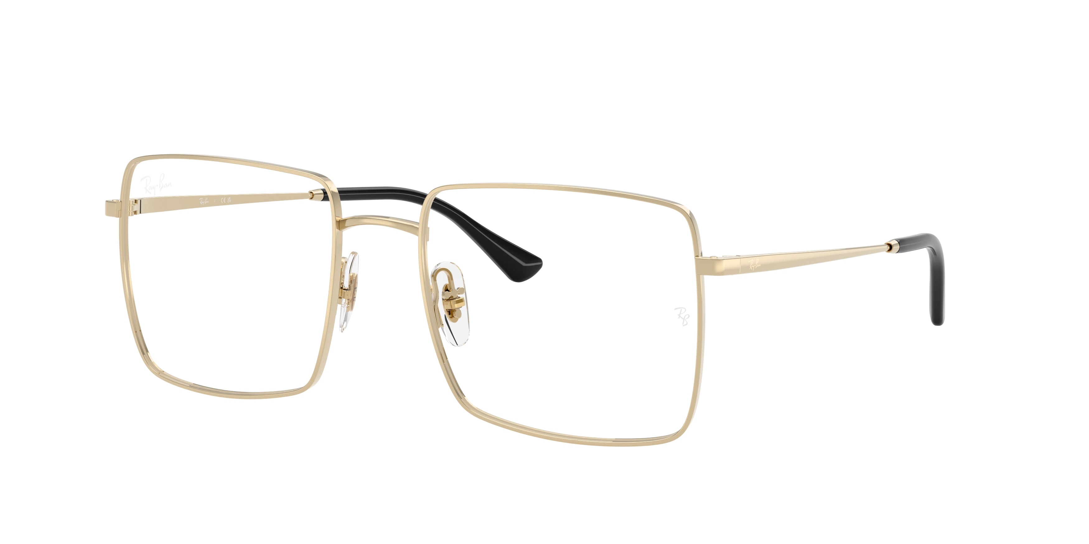 Ray-Ban RX6553 Men's Glasses, Gold, Size 55 Ray-Ban RX6553 Men's Glasses, Gold, Size 55
